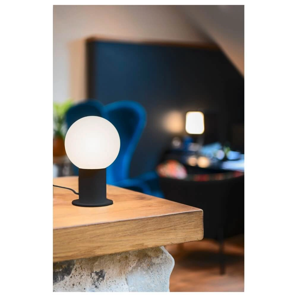 Bol tafellamp Varyt zwart - Ø 12cm SLV 4024163280617