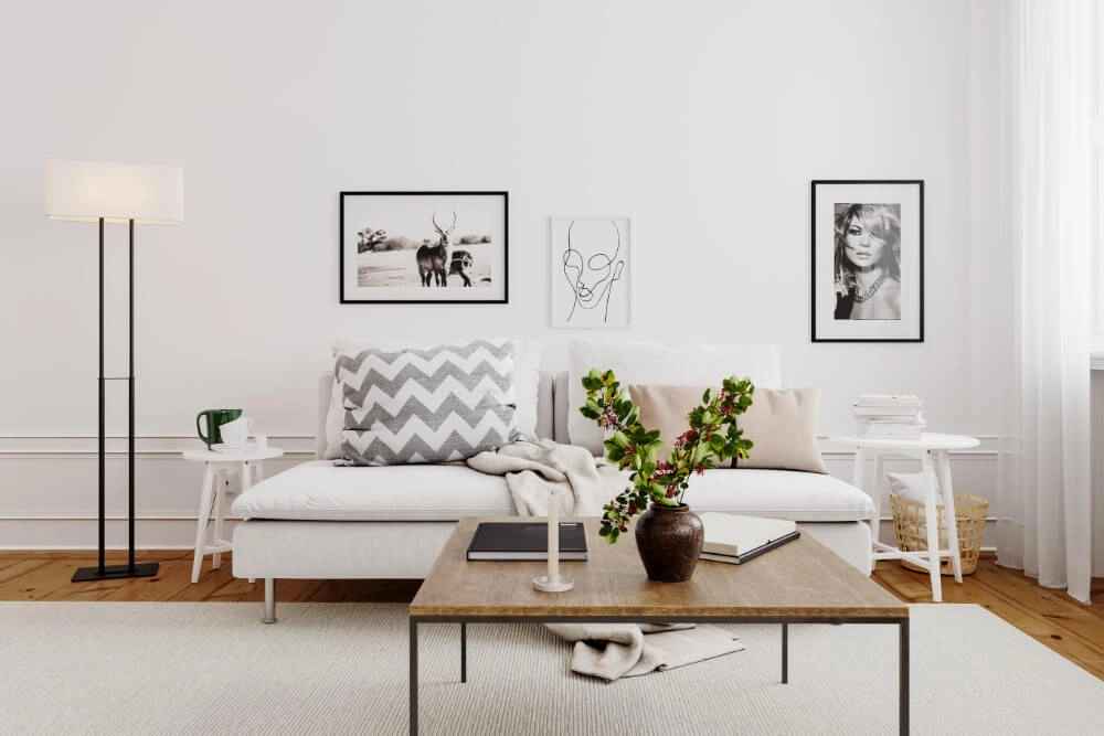 Staande lamp Lutton wit By Rydéns 7391741007322