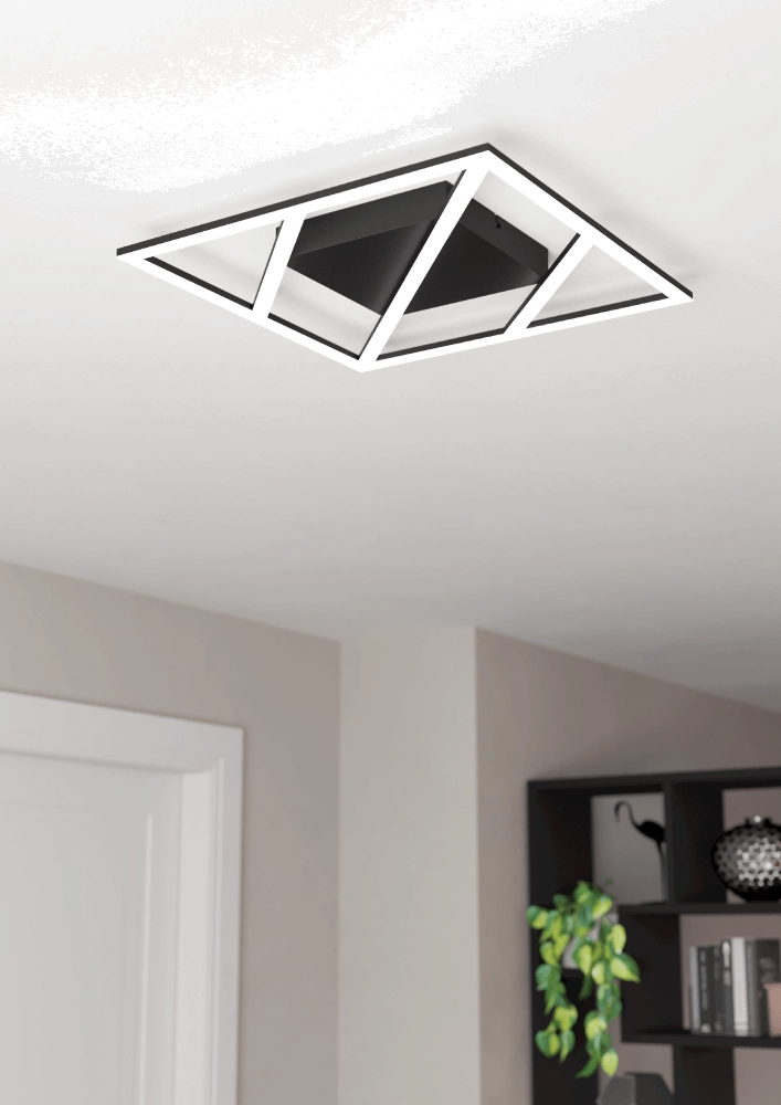 Strakke plafondlamp Ulisano met led Eglo 9008606244959