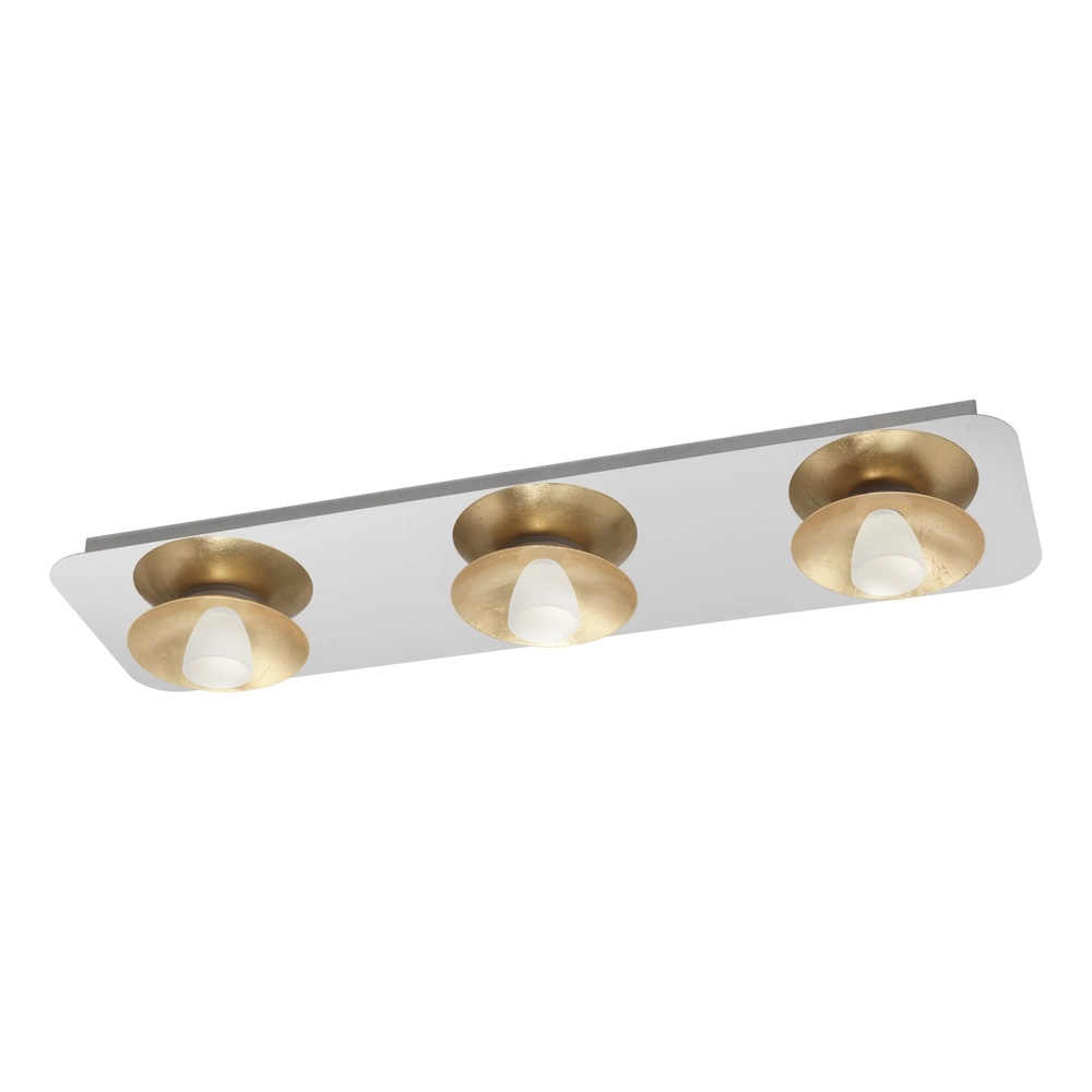 Plafondlamp Torano 3-lichts chroom