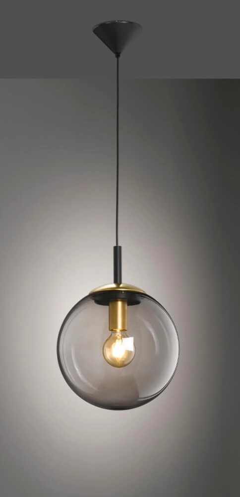 Hanglamp met glas Dini Ø 30cm Fischer & Honsel 4001133604321