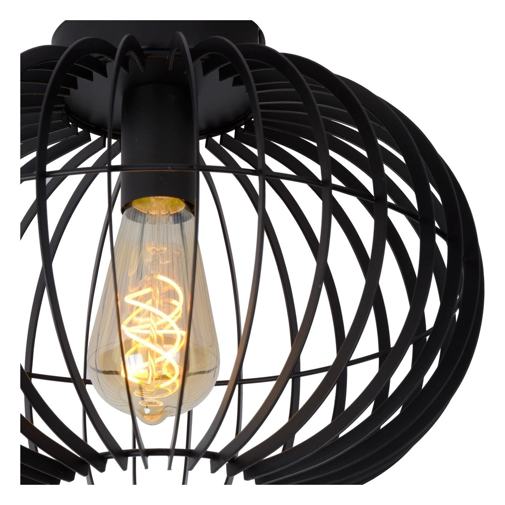 Plafondlamp Reda Ø 32cm zwart Lucide 5411212782526