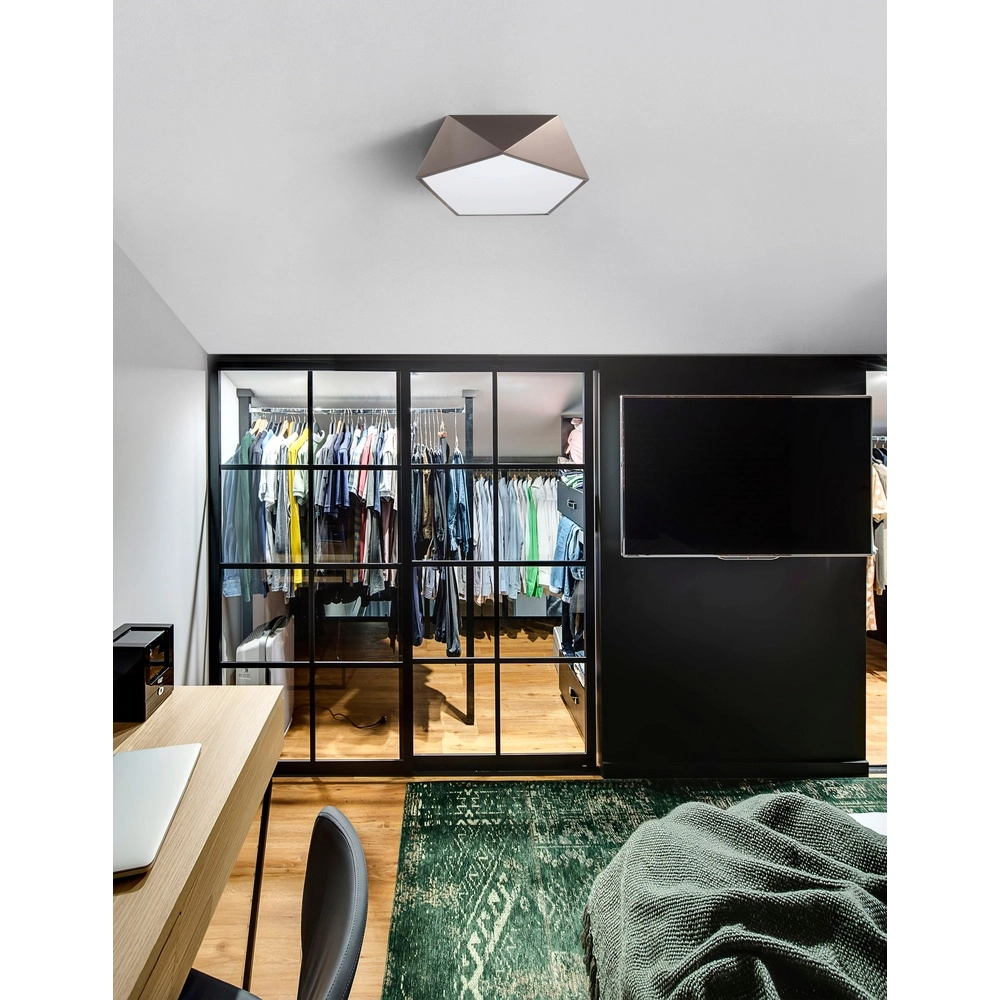 Design plafondlamp Darius koper brons Design plafondlamp Darius koper brons