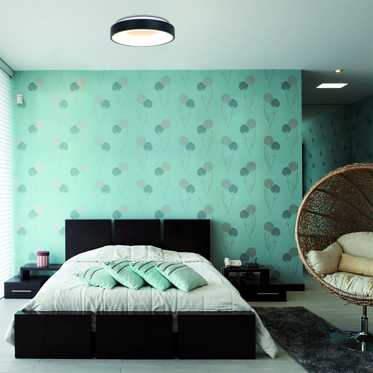 Slaapkamer plafonnière Ringlede Ø 38cm Steinhauer 8712746131246