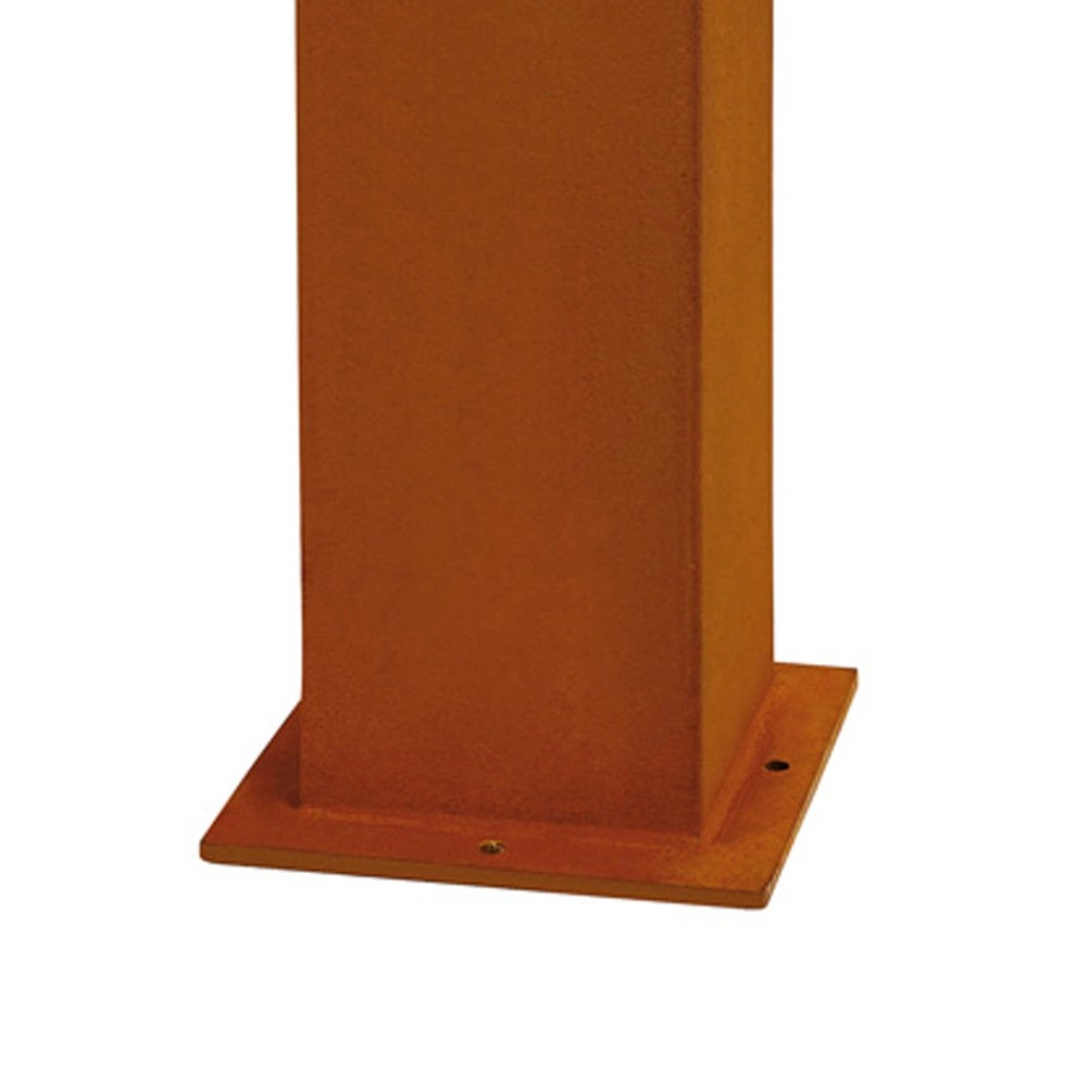 Terraslamp Rusty 70cm vierkant roestbruin SLV 4024163157506