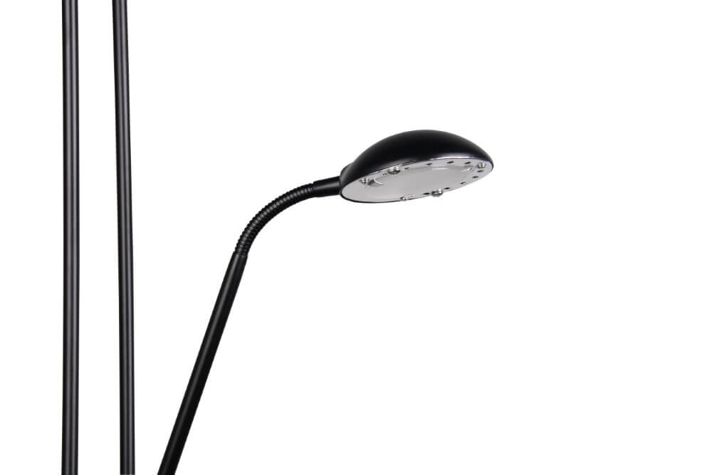 Zwarte led leeslamp Spock Trio 4017807618143