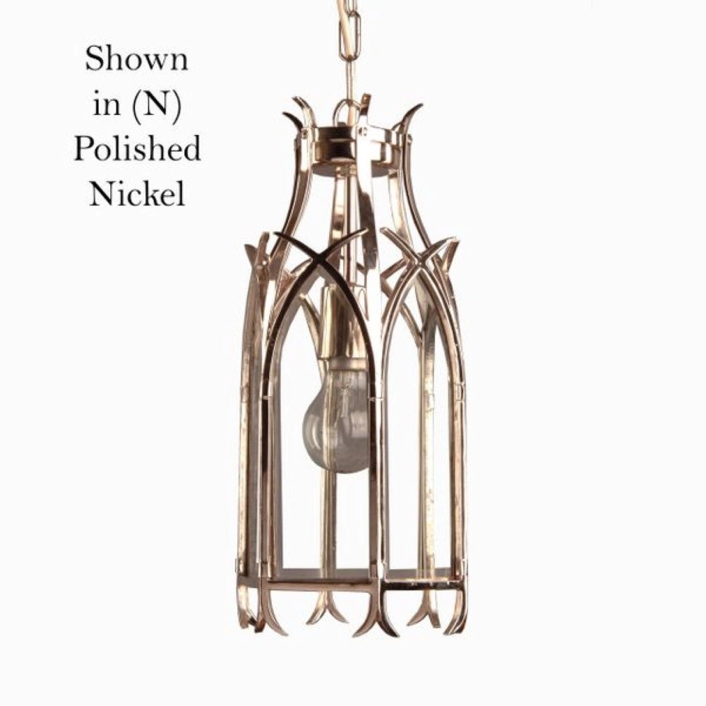 Antieke hanglamp Gothic 1-lichts - antiek koper (ANT) Limehouse