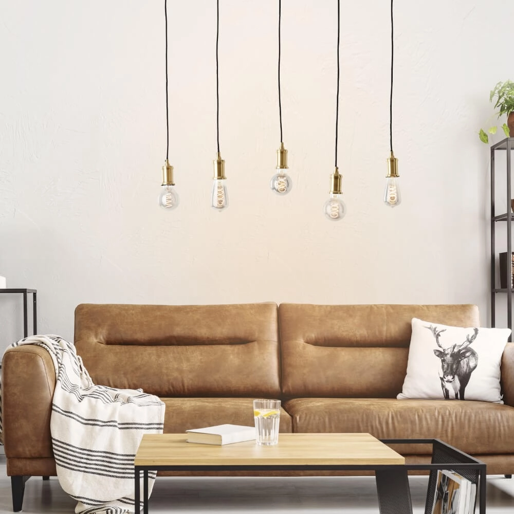 Hanglamp Darcia met 5 pendels Brilliant 4004353411694