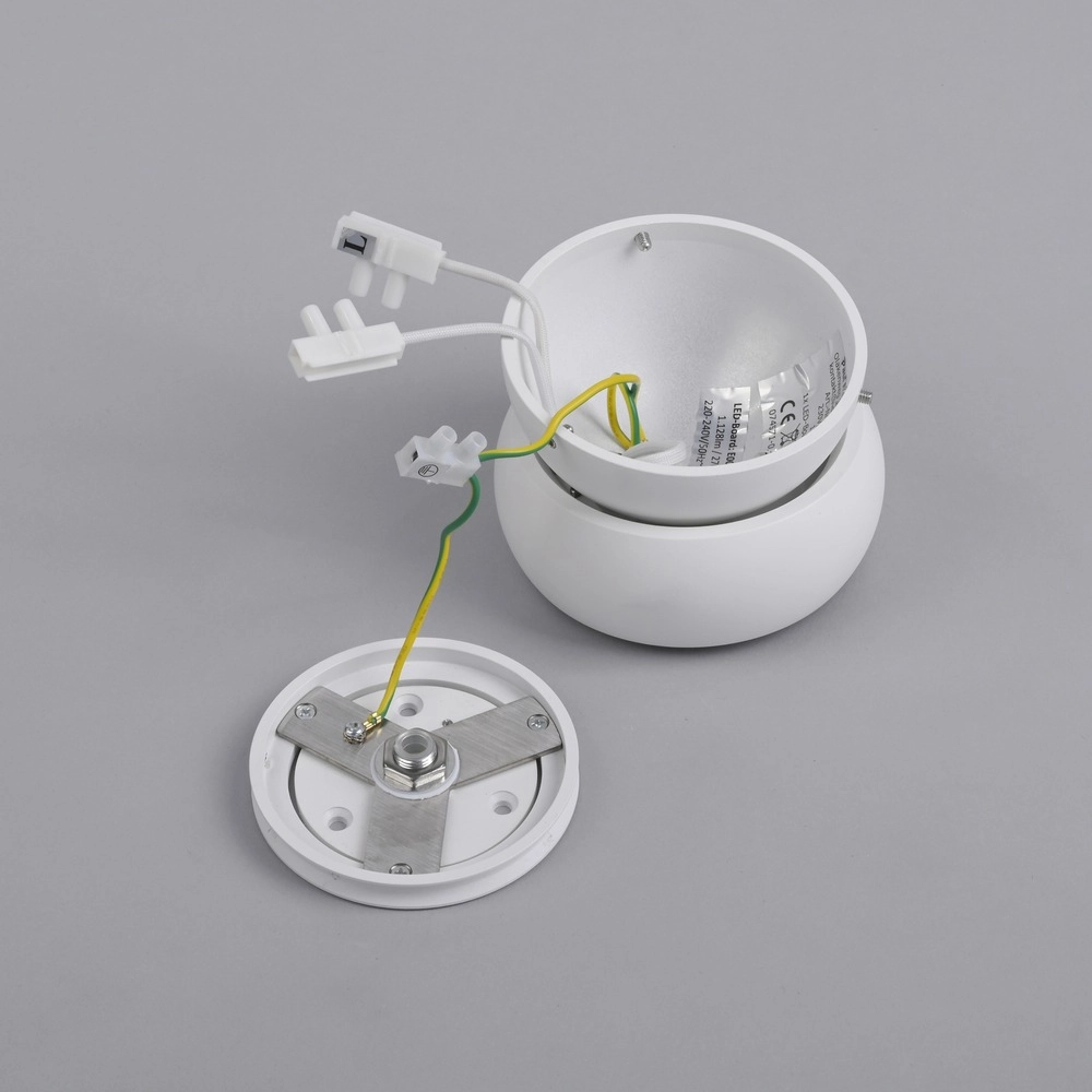 Witte opbouwspot Pure Move Ø 11cm - Led Paul Neuhaus 4012248395738