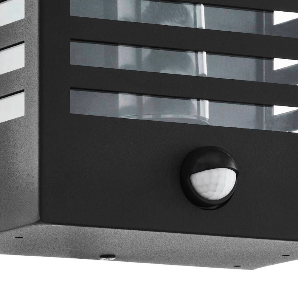 Zwarte buitenlamp Alamonte 3 met sensor Eglo 9008606230112