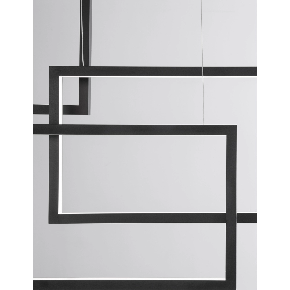 Hanglamp Cornice zwart design Lyora 5212017424716