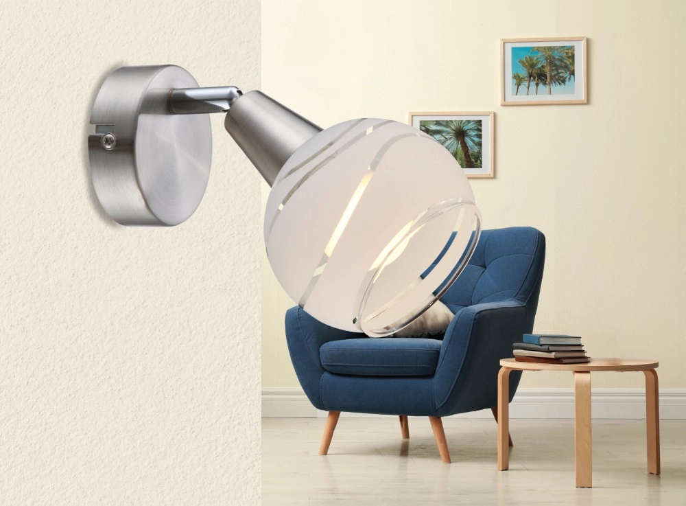Wandlamp Elliott nikkel Globo 9007371258314
