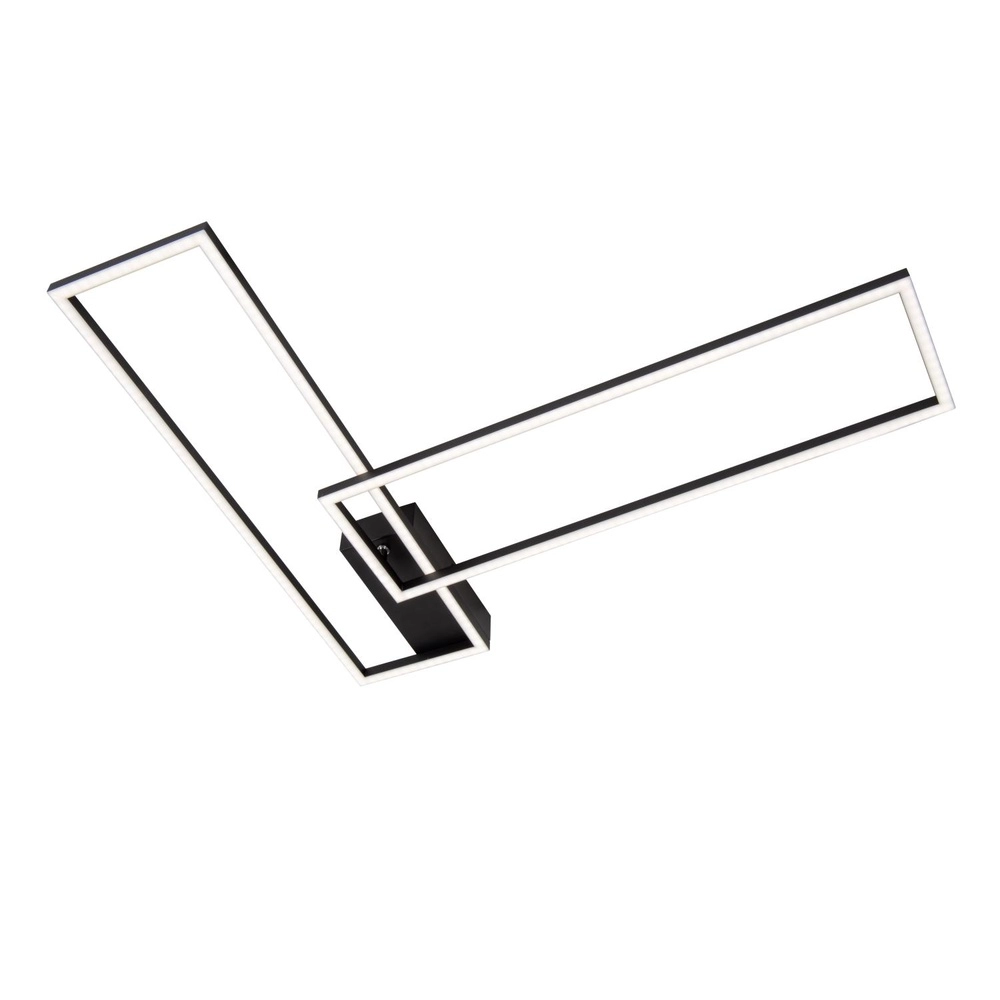 Design plafondlamp Arianne langwerpig zwart Lucide 5411212530905