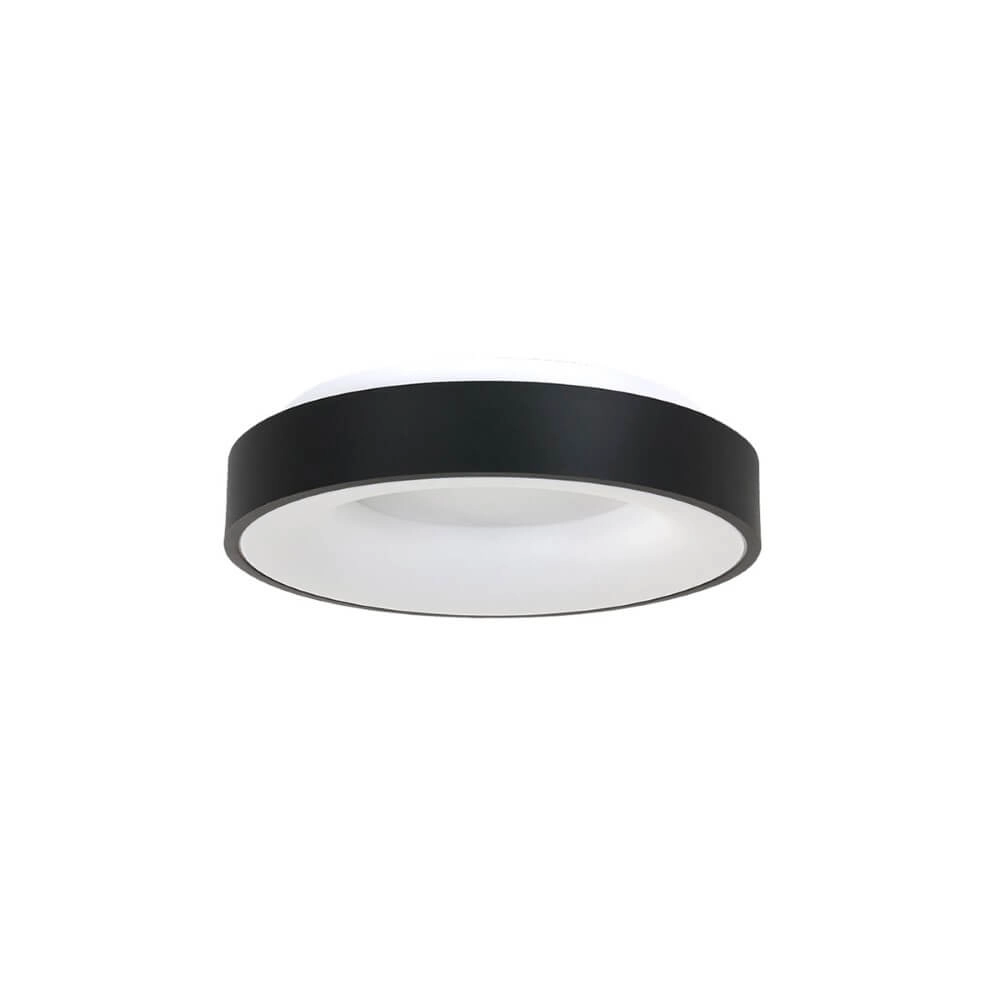 Zwarte plafondlamp Ringlede Ø 30cm Zwarte plafondlamp Ringlede Ø 30cm