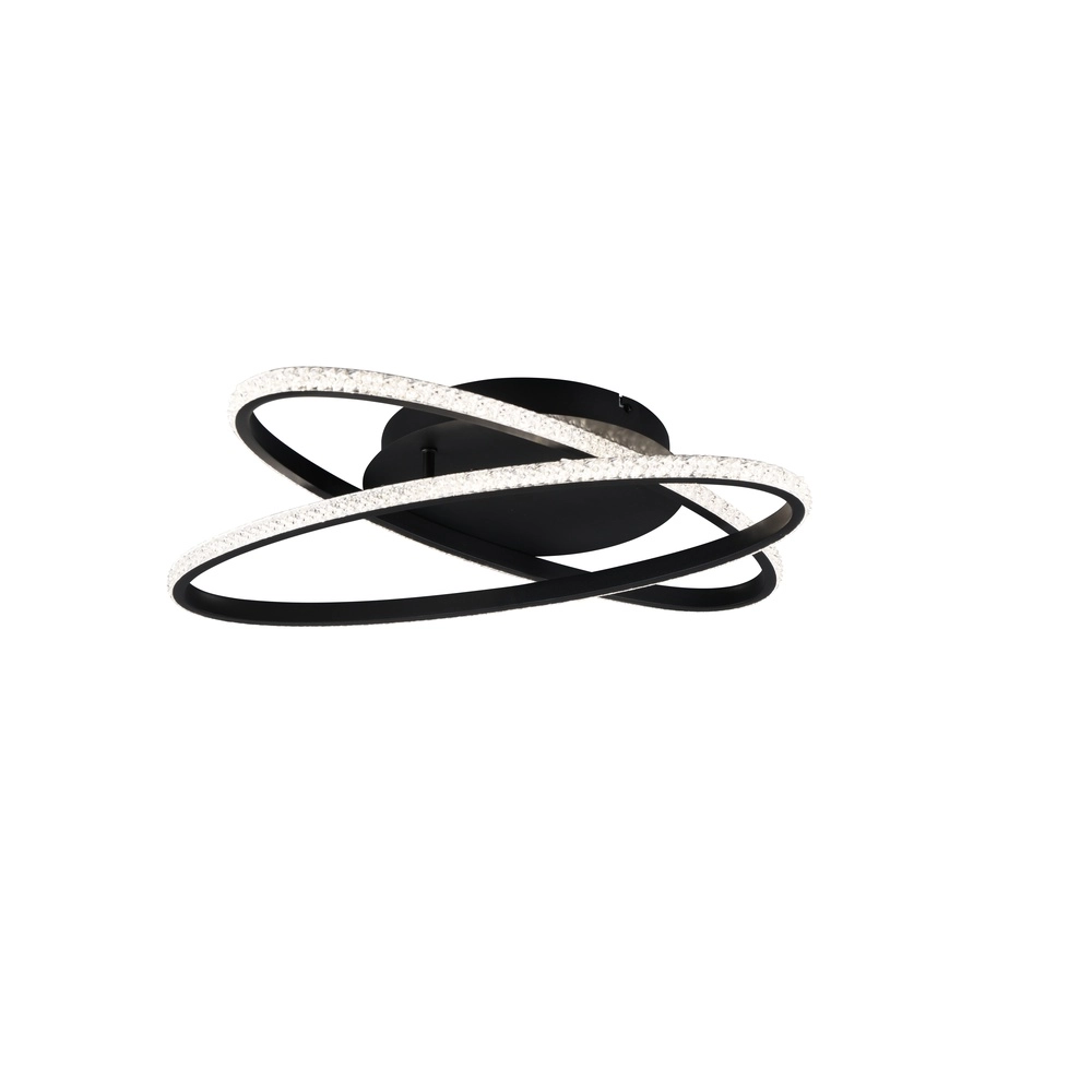 Plafondlamp Lane zwart Ø 58cm Trio 4017807601473