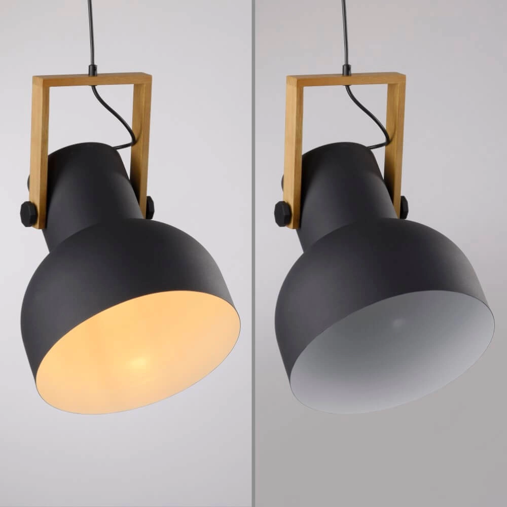 Hanglamp Cup 2.0 1-lichts zwart Just Light 4043689000714