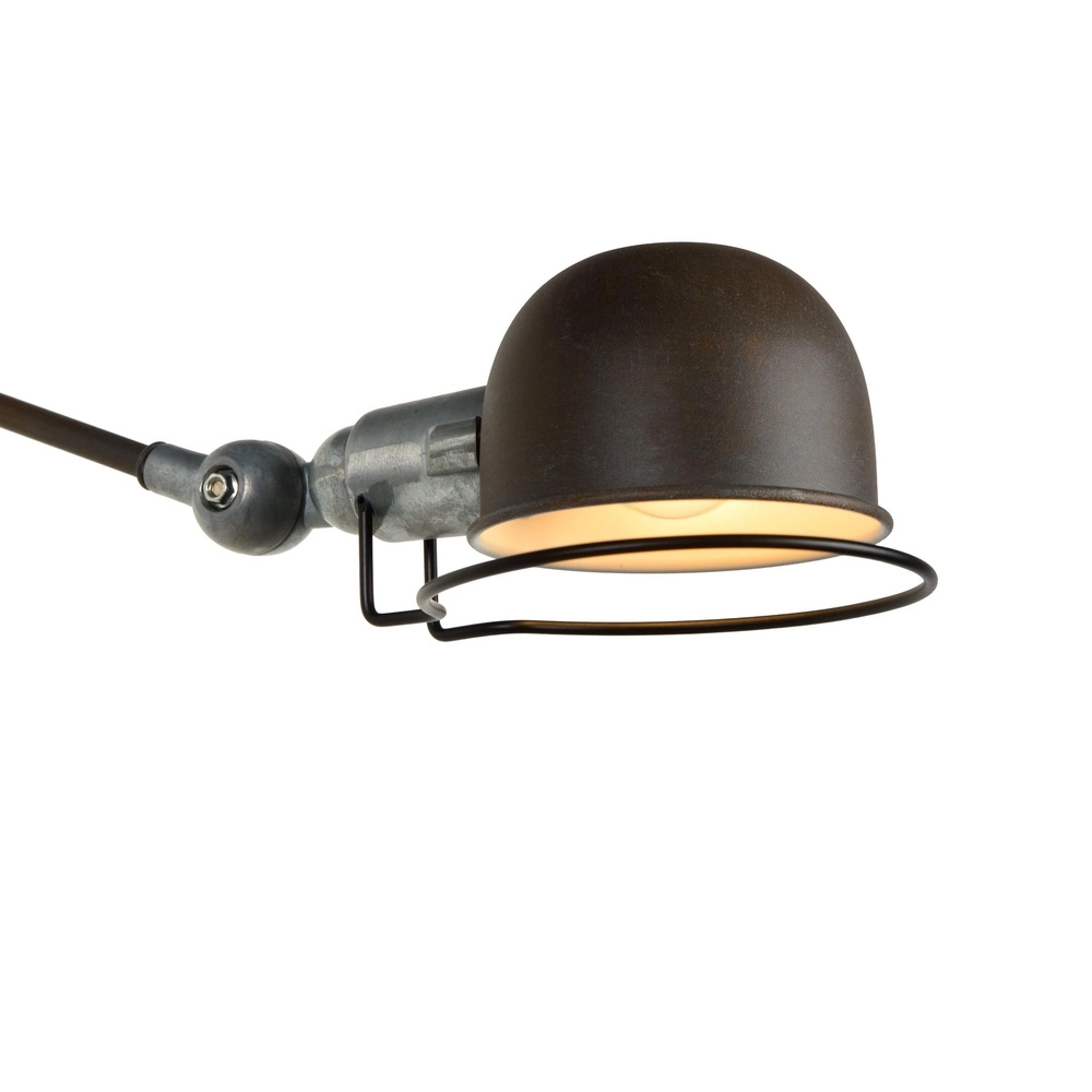 Uitklapbare wandlamp Honore klassiek roestbruin Lucide 5411212450388