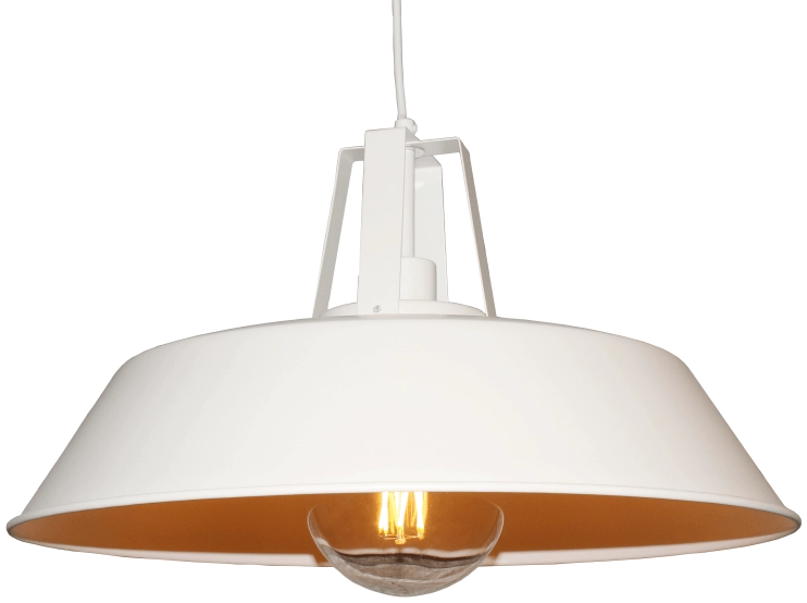 Witte hanglamp Nero Ø 45cm Artdelight 8719831734627