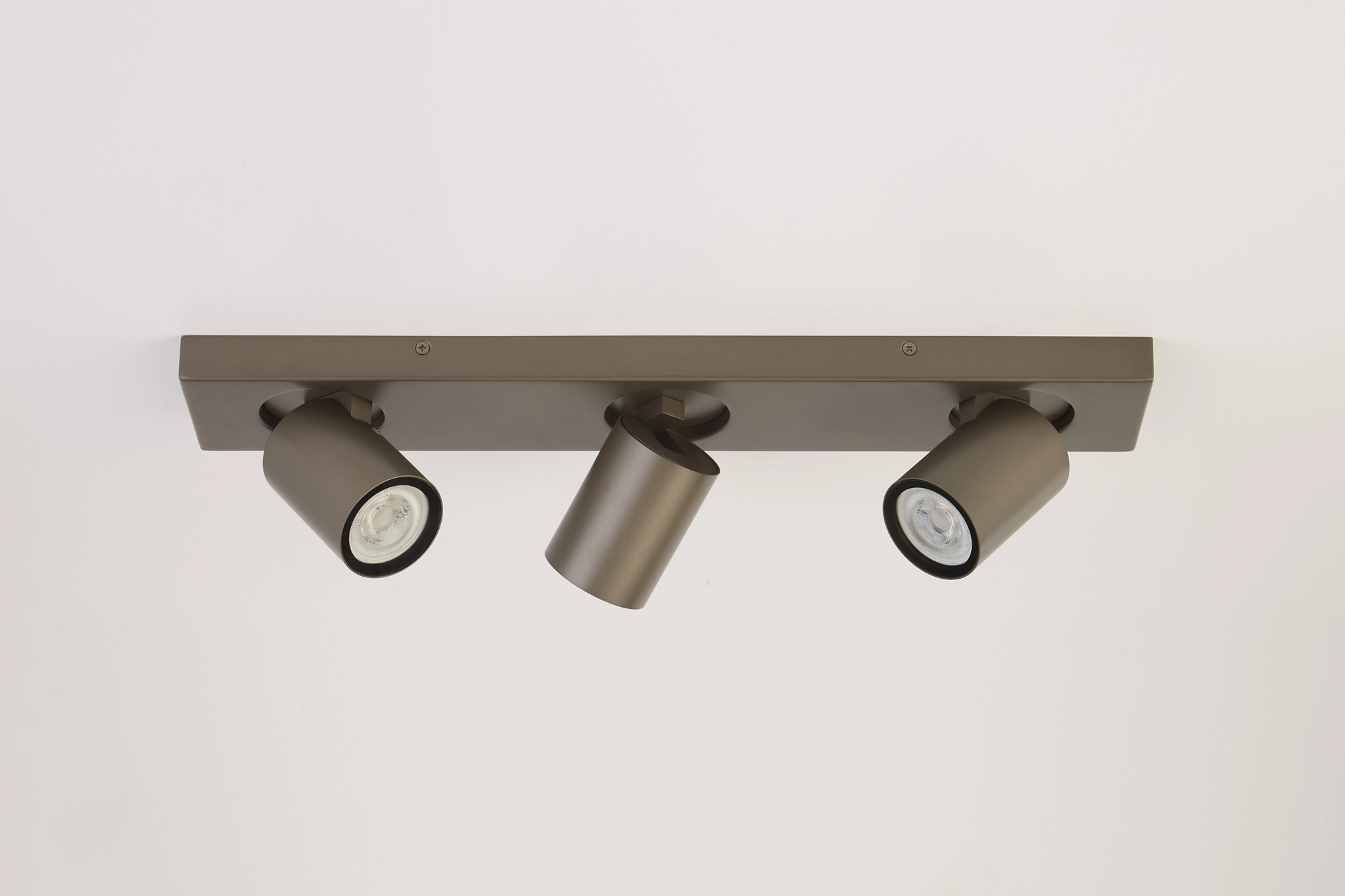 Plafondlamp Selene 3 rechthoekig brons Lyora 5053423314457
