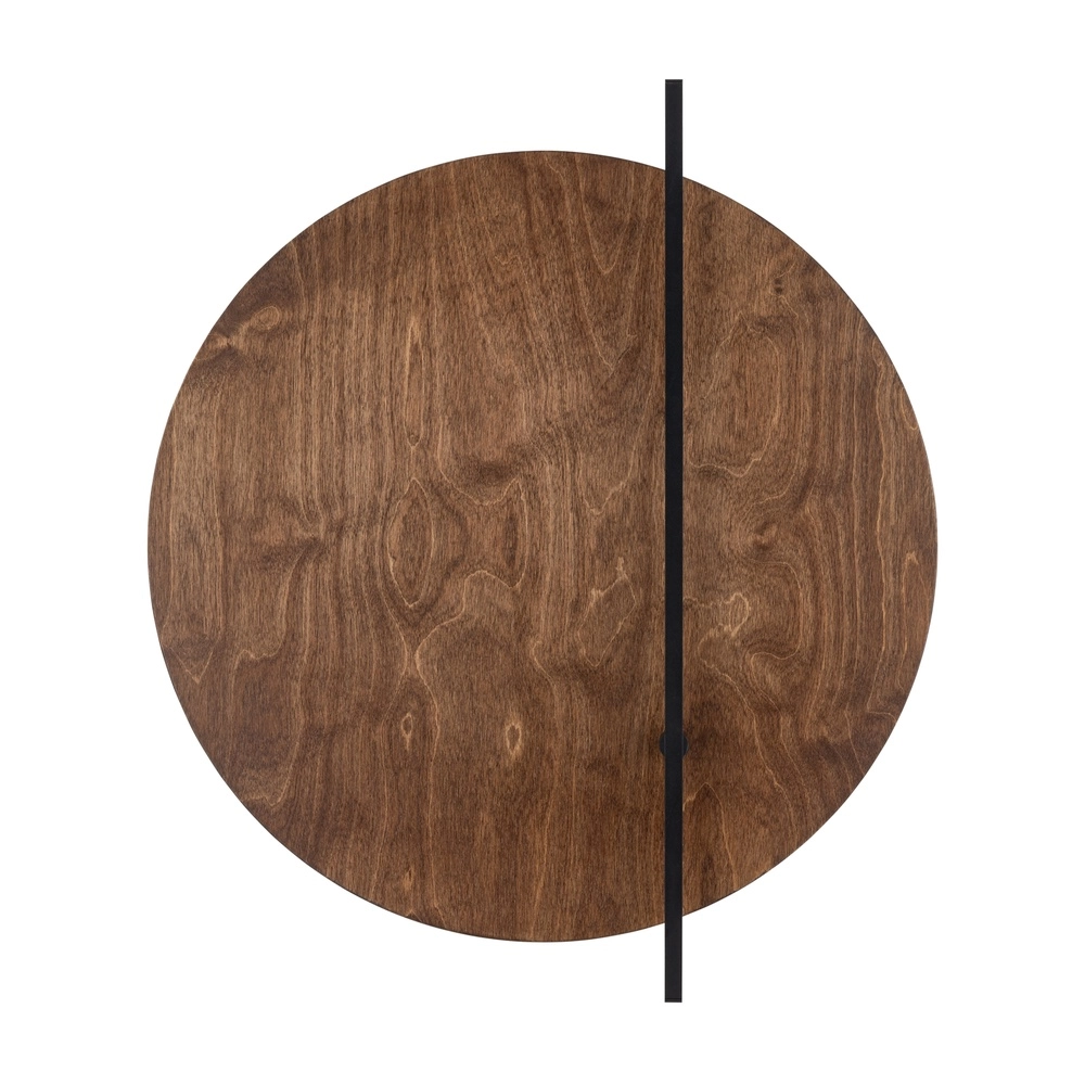 Houten wandlamp Sunset Led Ø 50cm