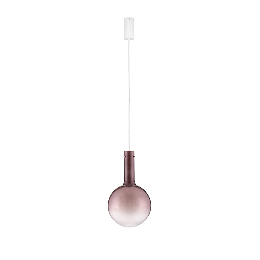 Pendant lamp Nostos brown glass Lyora 5212017449047