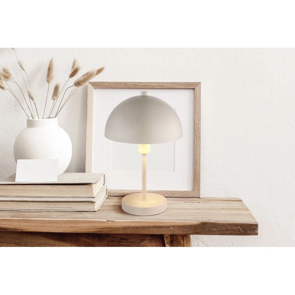 Moderne tafellamp Atoma I zand bruin Globo 9007371566051