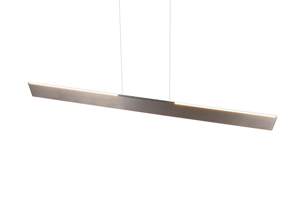 Led kantoor hanglamp Galway 150cm - RVS Trio 4017807616675