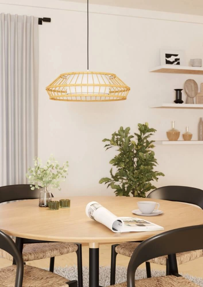 Hanglamp Yuku-Z hout Ø 46cm Eglo 9008606274055