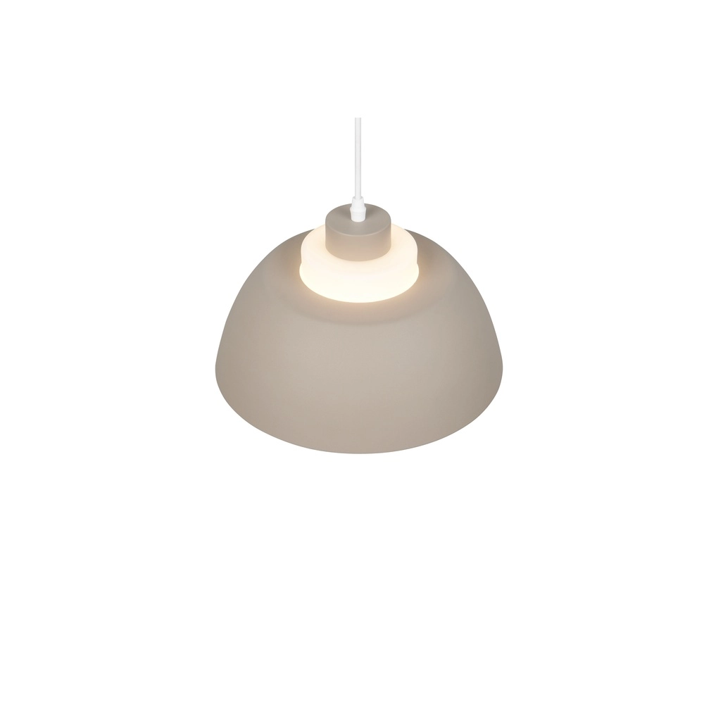 Design hanglamp Tilos zand bruin Ø 30cm Trio 4017807690118