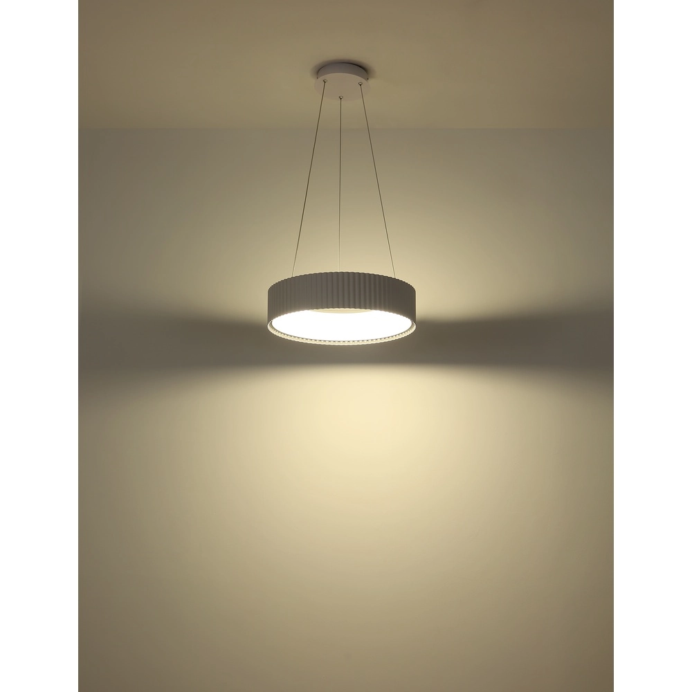 Design hanglamp Kemp wit Ø 46cm Globo 9007371566273