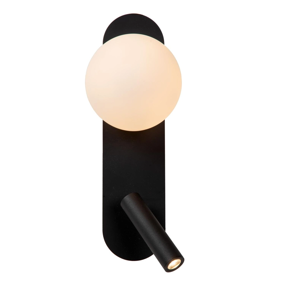Bedlampje Kelly zwart Lucide 5411212771407