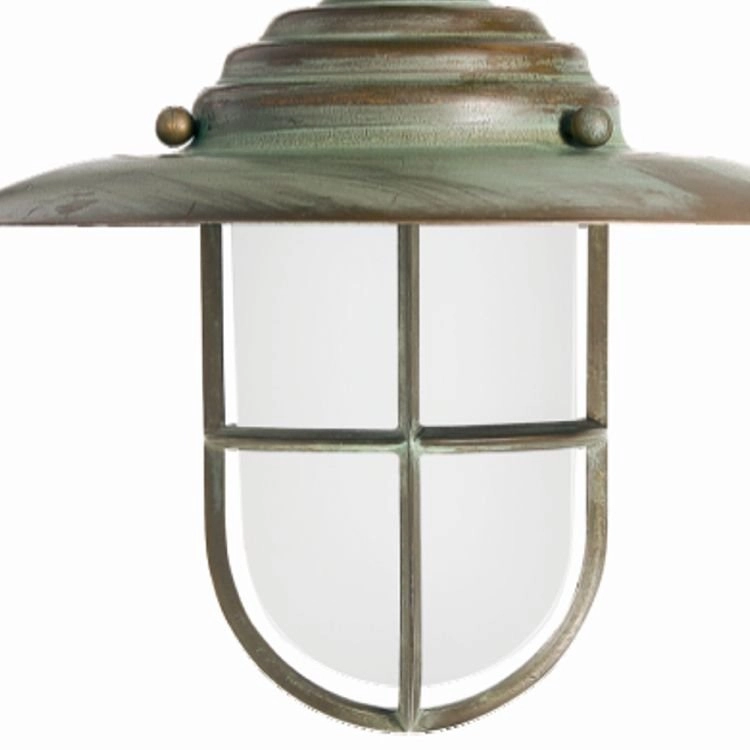 Stallamp Maritime landelijk 30cm koperbruin Franssen 8021035005299