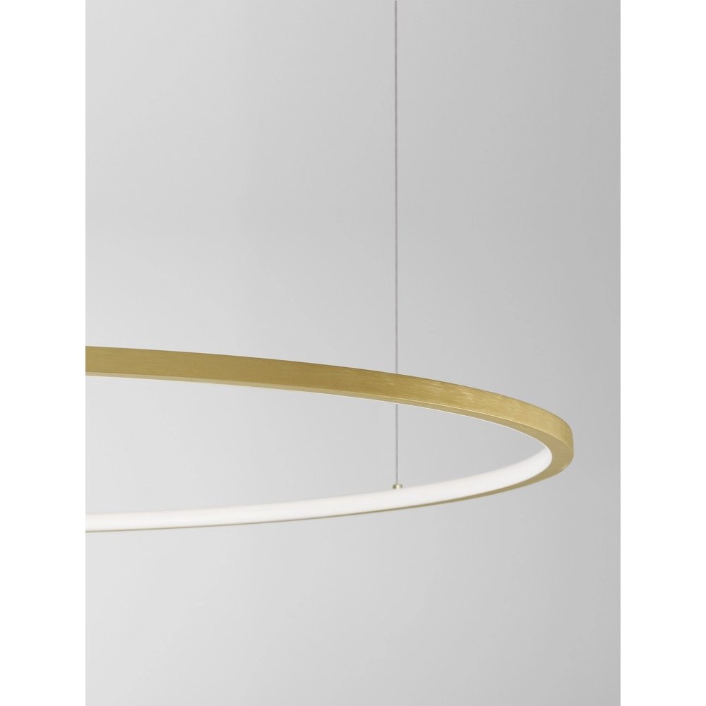 Ronde hanglamp Tarquin goud Ø 100cm Lyora 5212017438355