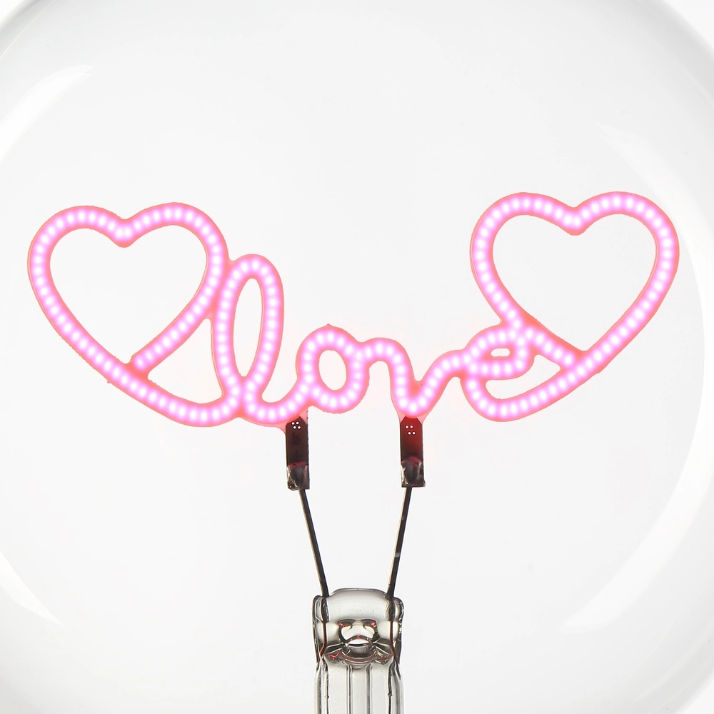 E27 lichtbron Lumopop "Love" roze Brilliant 4004353477669