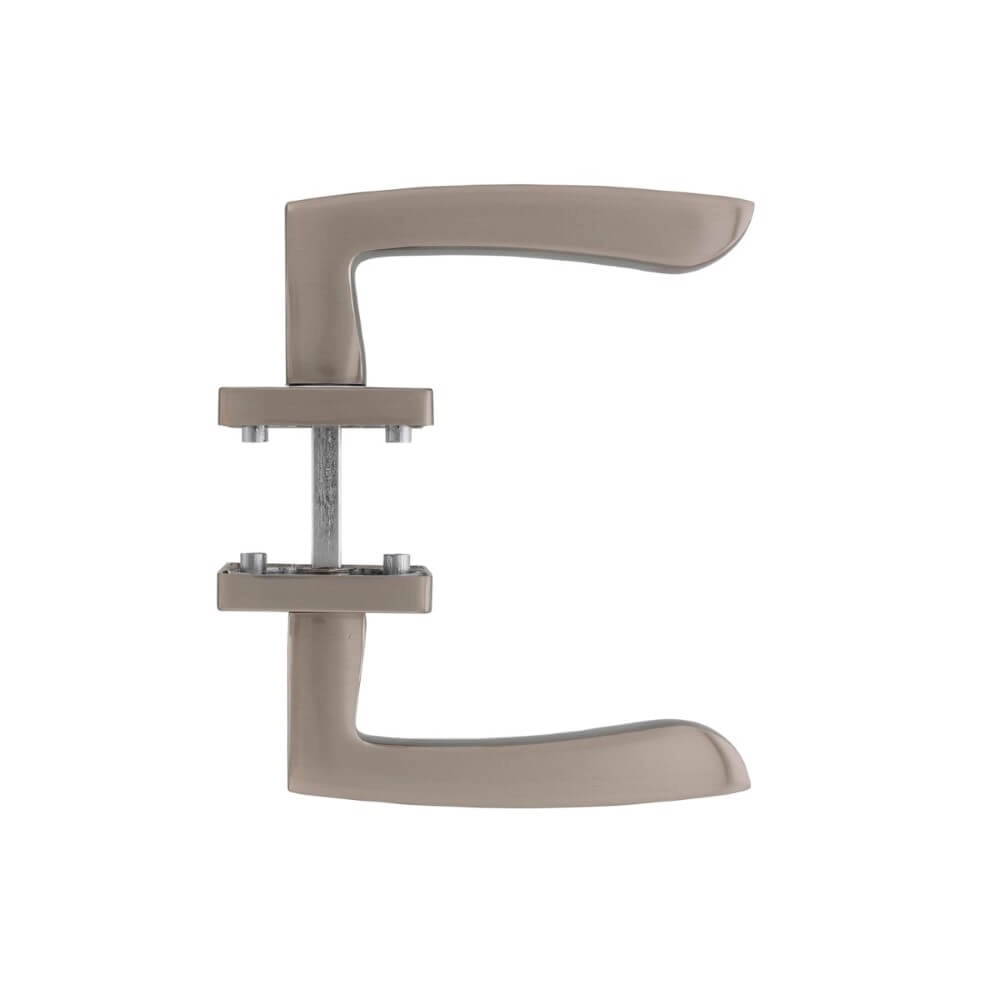 Strakke deurklink Dean vierkant nikkel mat Intersteel 8714186272657