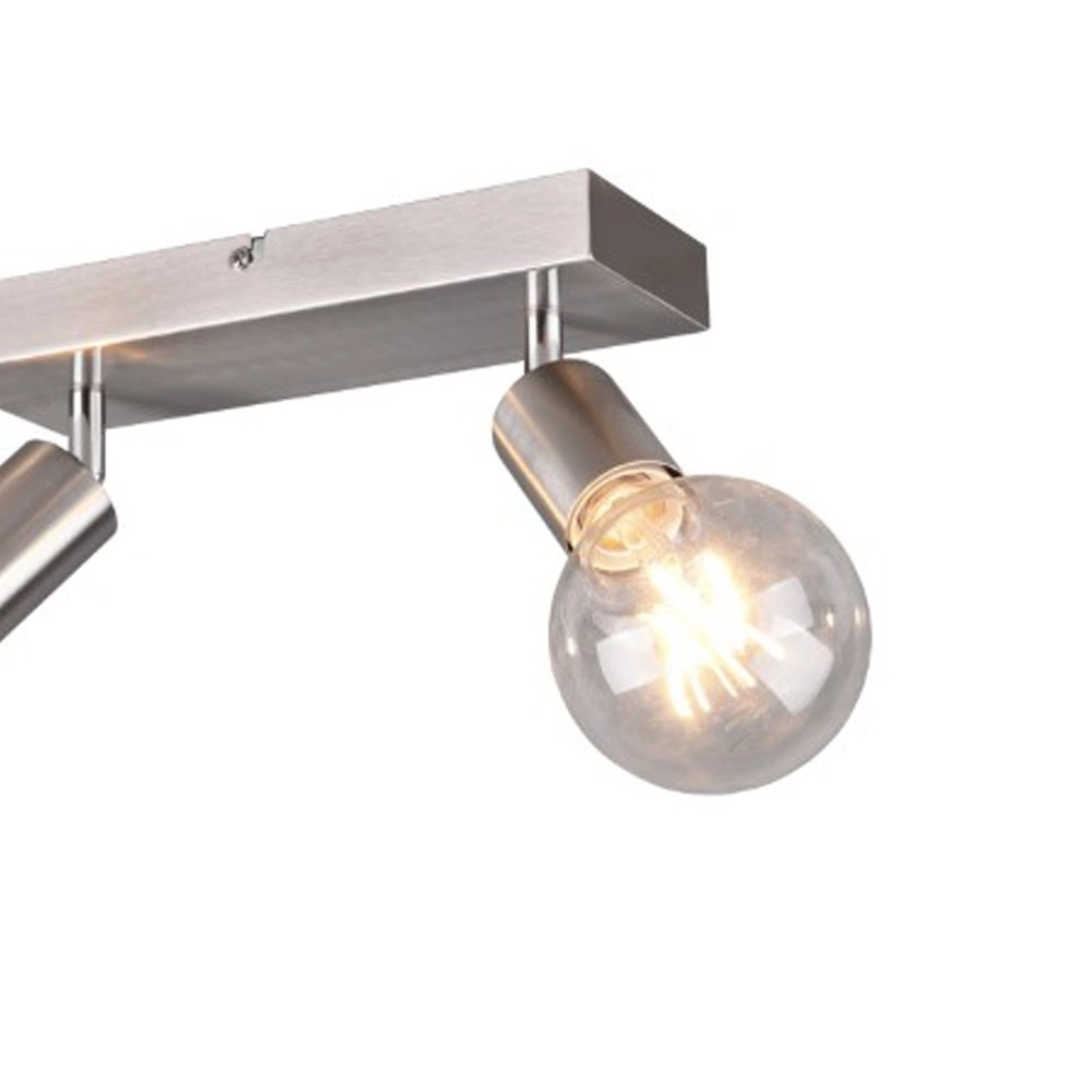 Dubbele opbouwspot Vannes metaalgrijs Trio 4017807489071