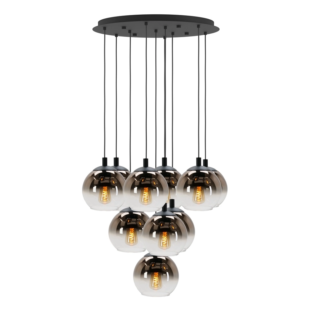 Hanglamp Ariscani 1 10-lichts zwart