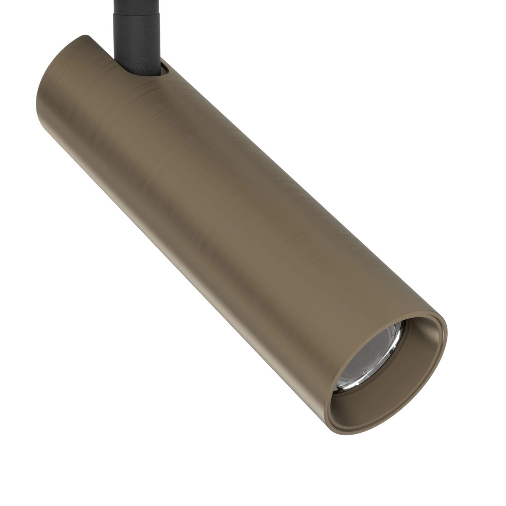 Opbouwspot Valproto 4-lichts zwart met brons Eglo 9008606392070