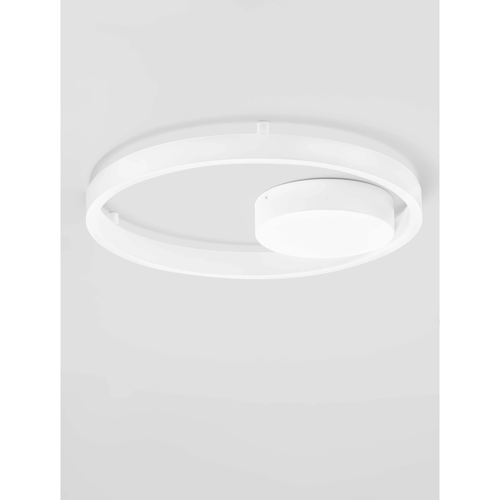 Plafondlamp Hedra rond Ø 40cm wit Lyora 5212017448859