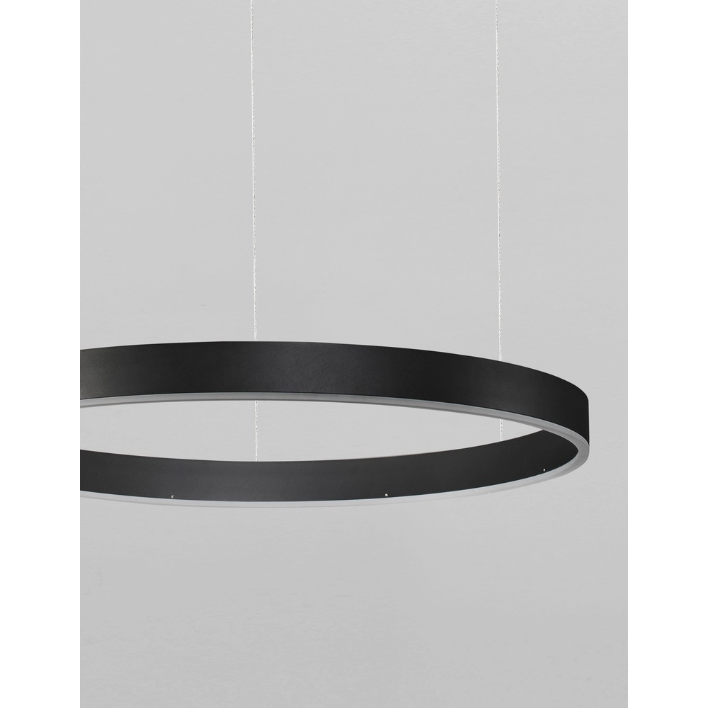 Hanglamp Motif zwart Ø 60cm 3000K Lyora 5212017421944