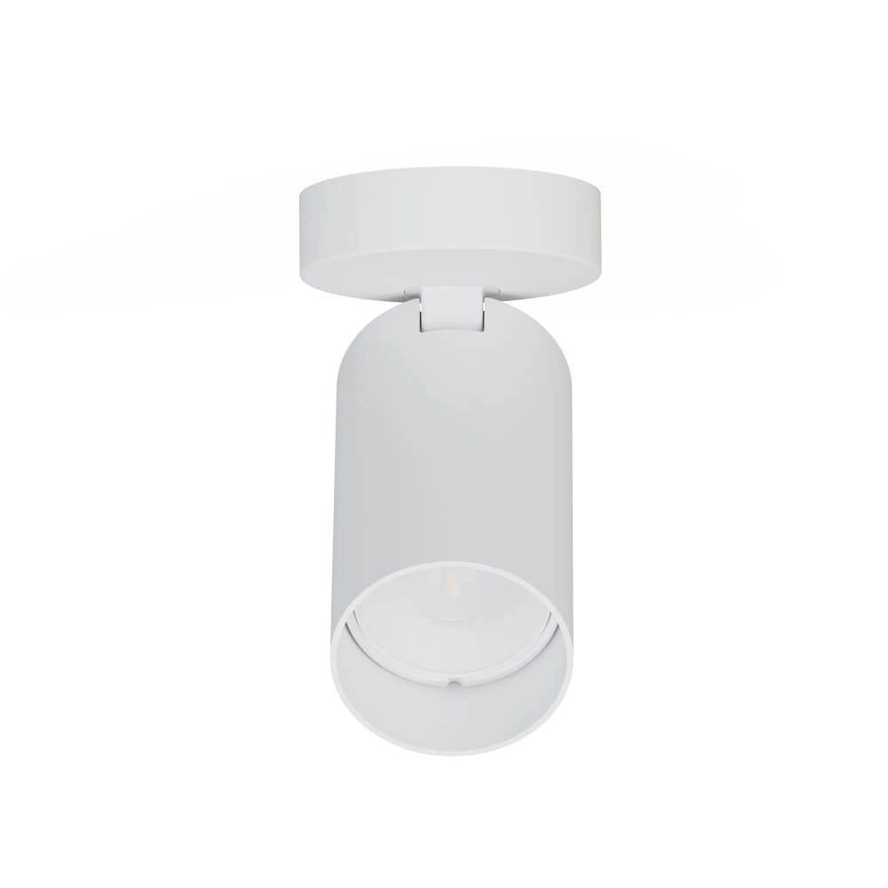 Witte opbouwspot Mono kantelbaar Lyora 5903139780797