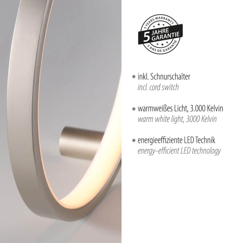 Tafellamp Mini Ritus zilver Just Light 4043689002084