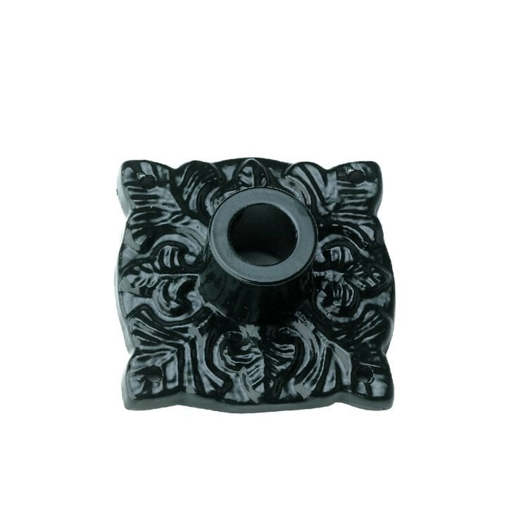 Sokkelplaatje nostalgisch Plinth zwart