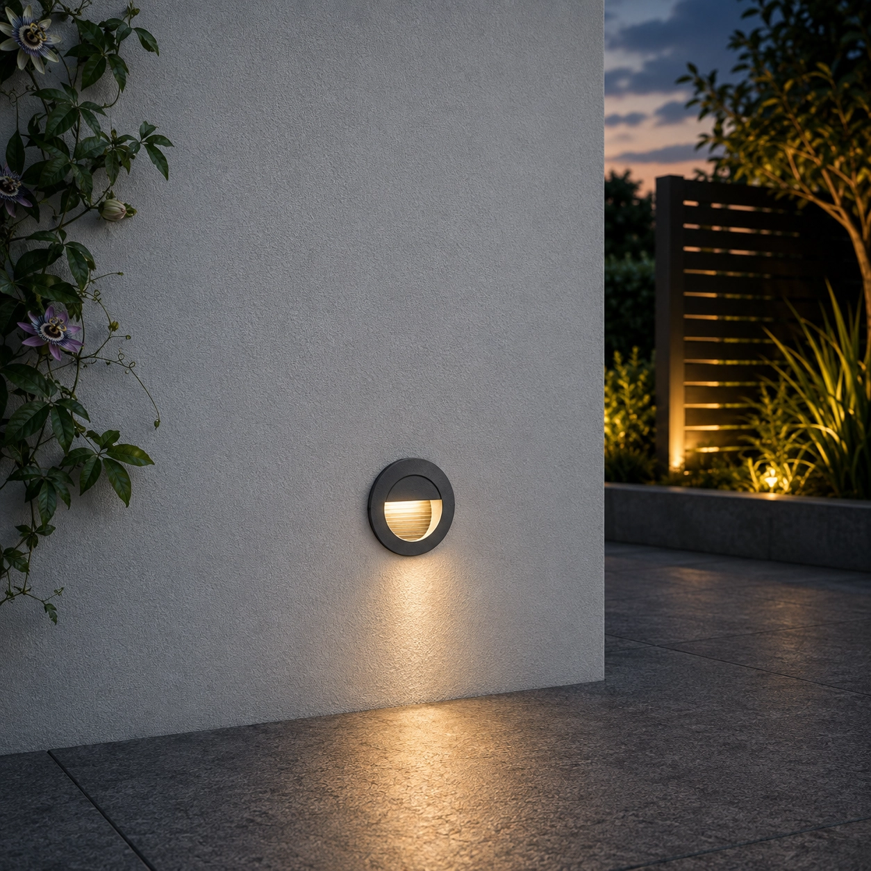 Inbouwlamp Krypton grijs