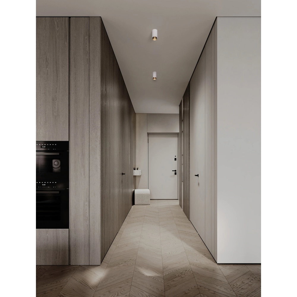 Plafondspot Nessi wit met zwart Lyora 5212017475114