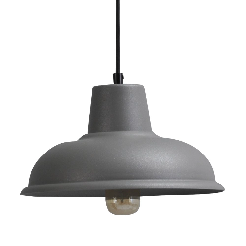 Retro eettafellamp Di panna Industria 2x26 2-lichts grijs met zwart Masterlight 8718121231242