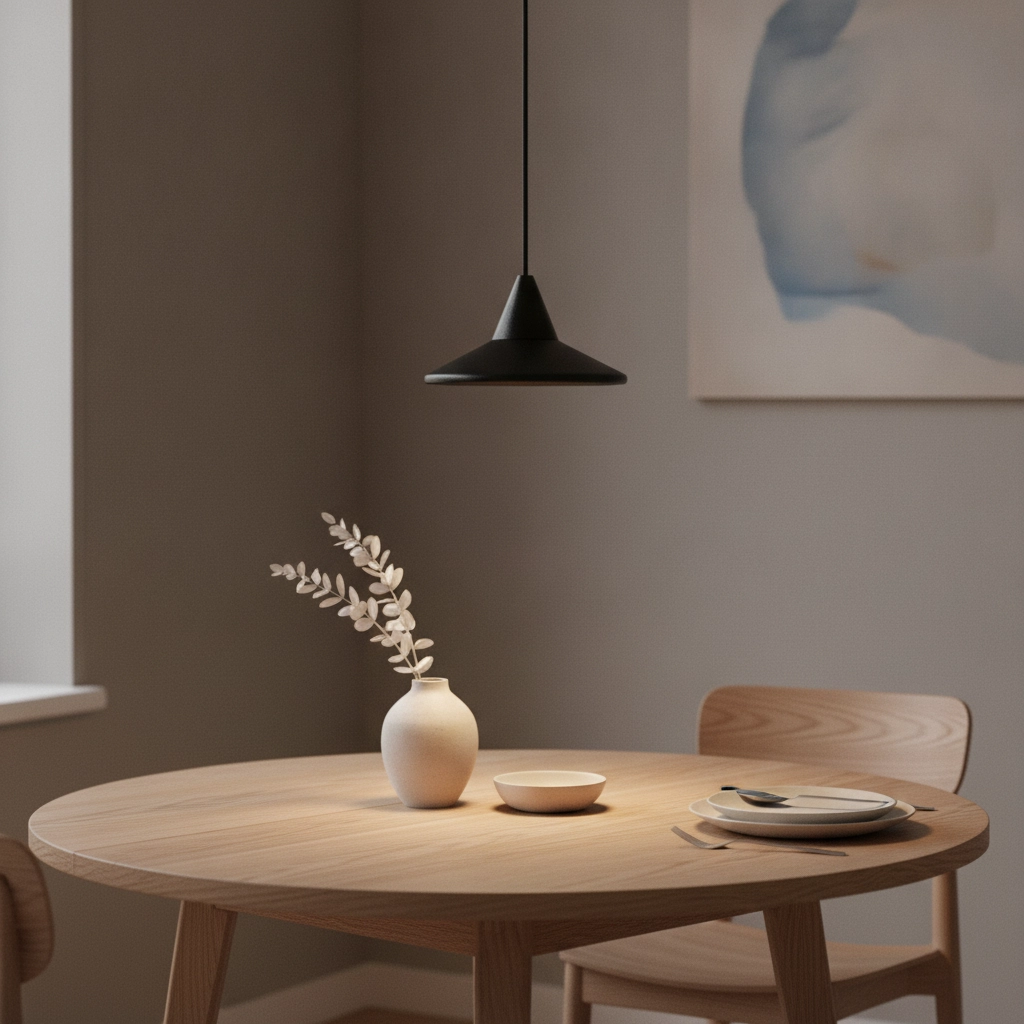 Hanglamp Dro strak design zwart