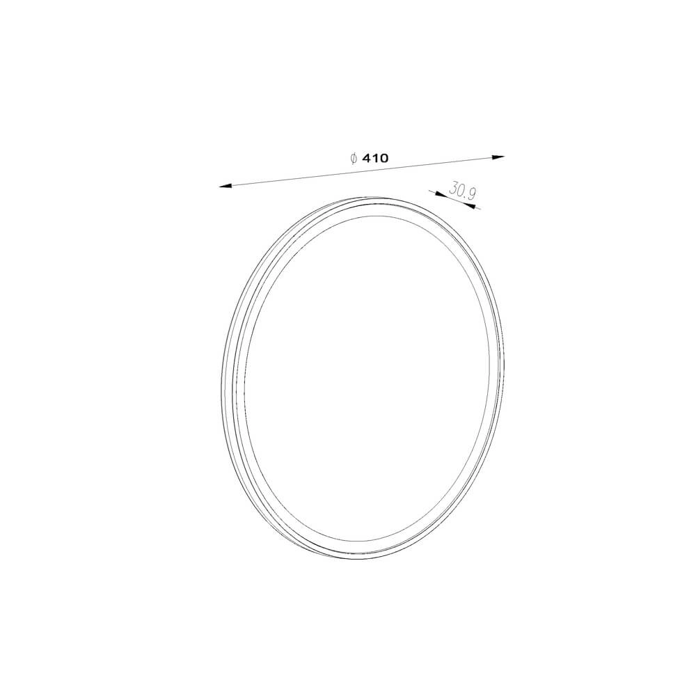 Spiegellamp Vasari Ø 40cm - met led Lyora 4255805301654