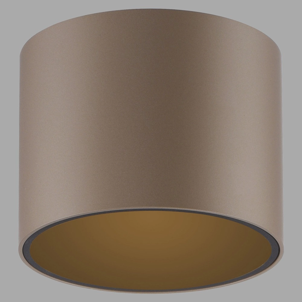 Plafond opbouwspot Pure Point Ø 11cm - bronce