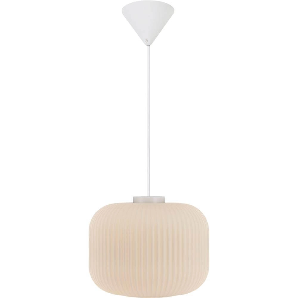 Witte hanglamp Milford Ø 30cm